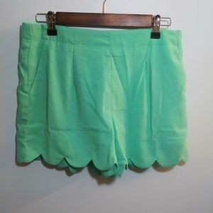 🚨50% OFF🚨 NWT! Mittoshop Scalloped Hem Shorts